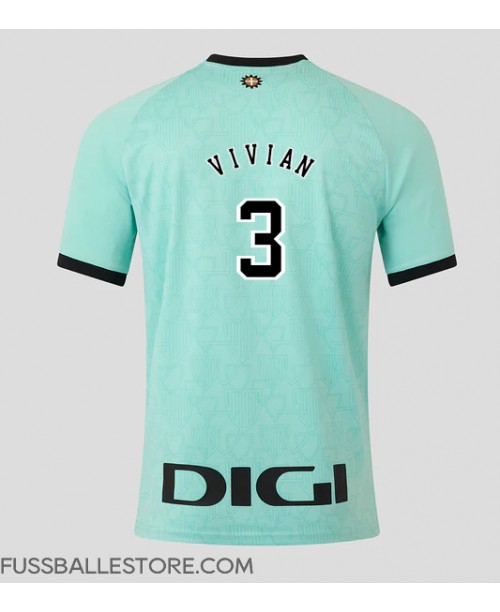 Günstige Athletic Bilbao Dani Vivian #3 3rd trikot 2025-26 Kurzarm Günstige Athletic Bilbao Dani Vivian #3 3rd trikot 2025-26 Kurzarm